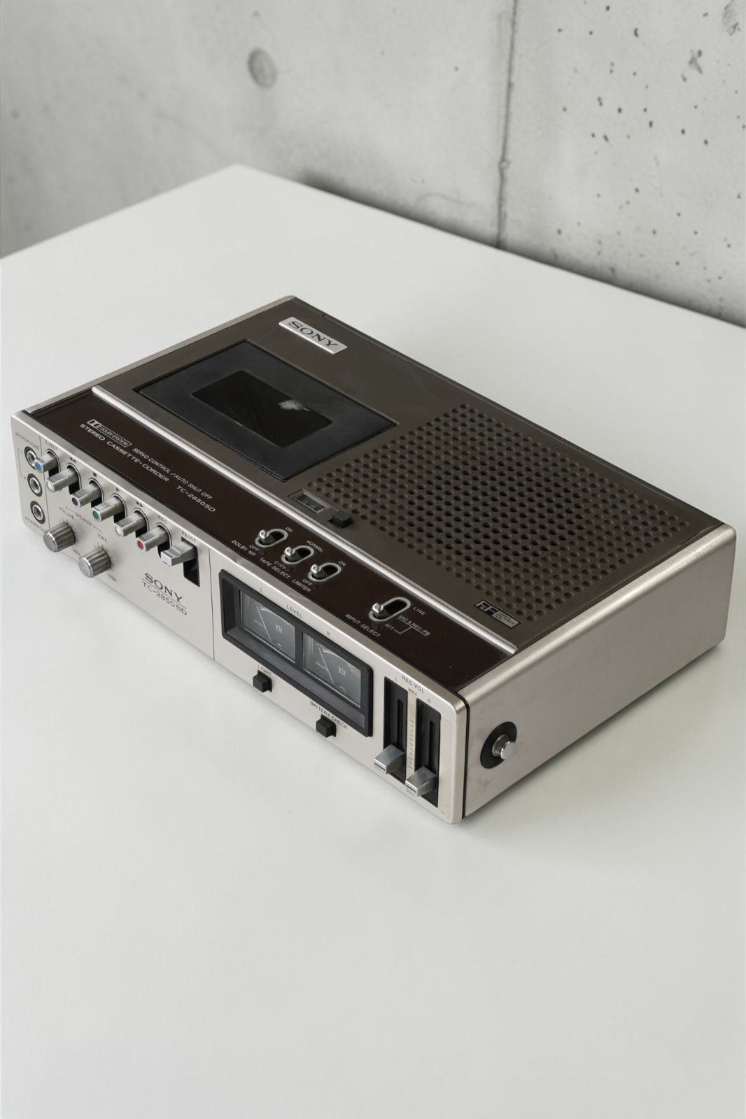 SONY TC-2850SD カセットデンスケ typeIII ジャンク 部品取り 昭和