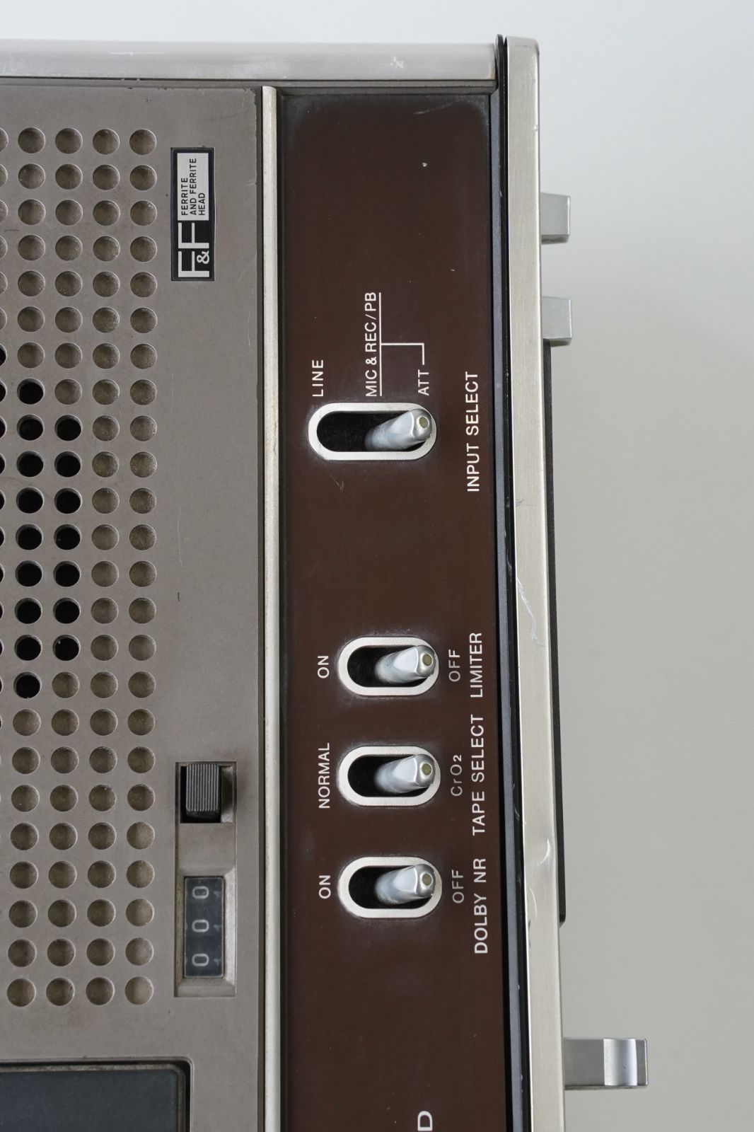 SONY TC-2850SD カセットデンスケ typeIII ジャンク 部品取り 昭和