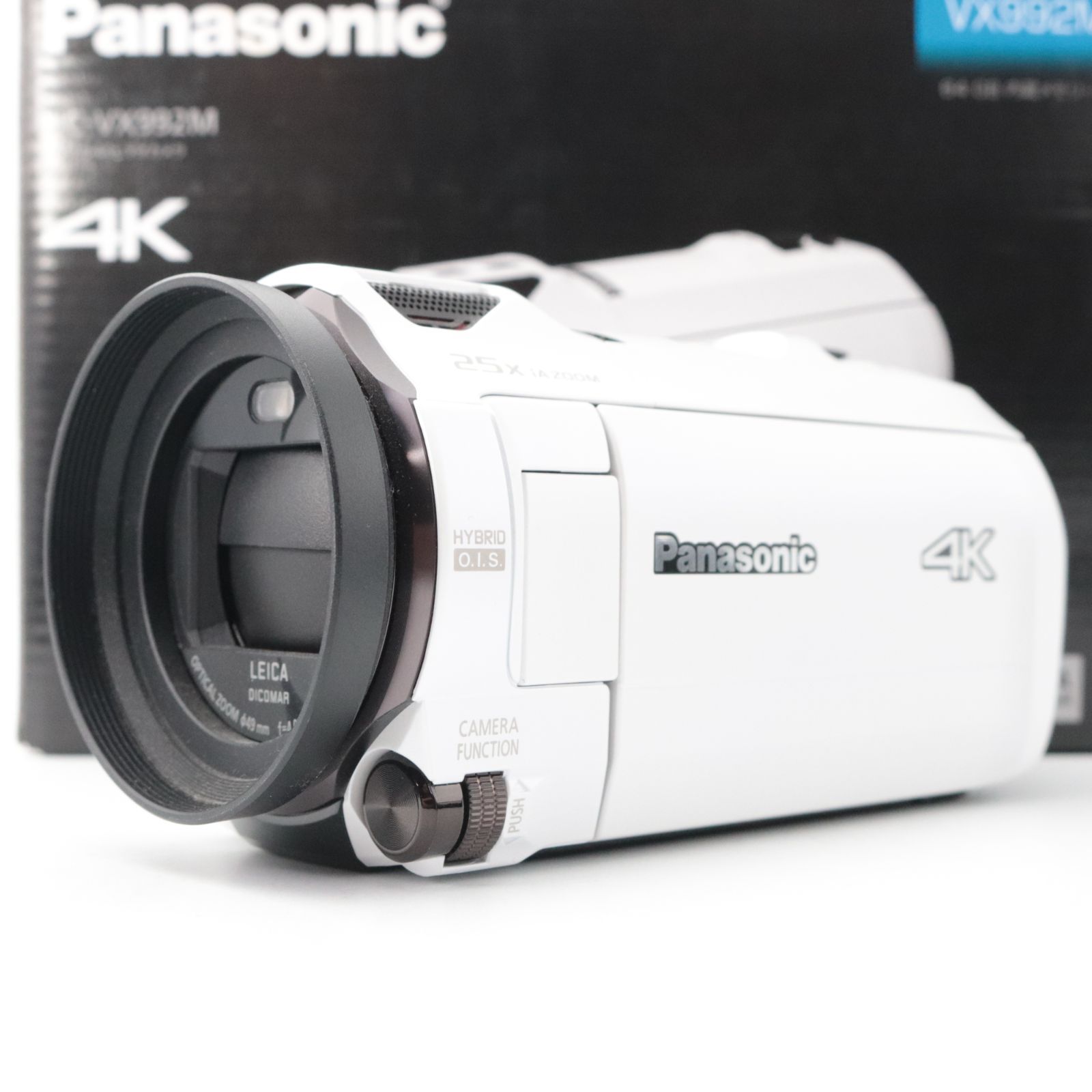 パナソニック 4K ビデオカメラ VX992M 64GB 光学20倍ズーム ピュア 
