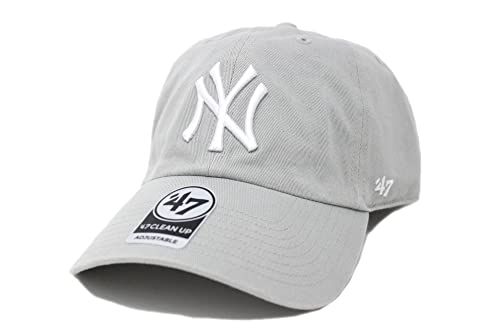 新品 47 Brand (フォーティーセブンブランド) キャップ 47 CLEAN UP NEW YORK YANKEES ヤンキース GREY 1個