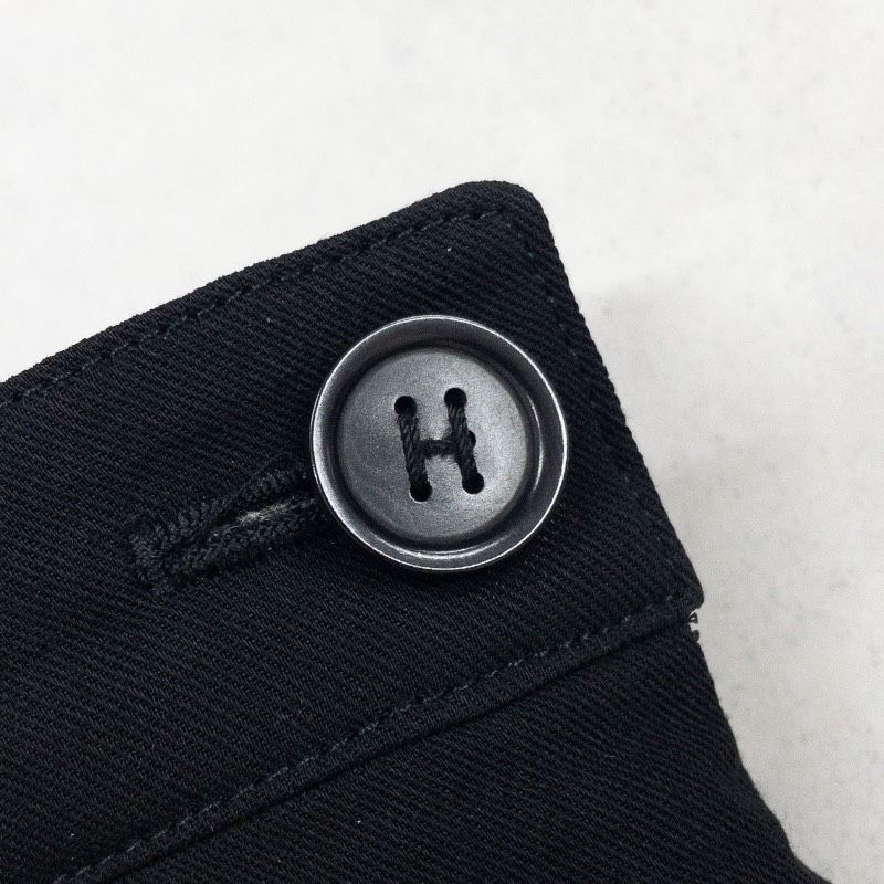 HERMES エルメス マルジェラ期 スラックス パンツ ウール ブラック