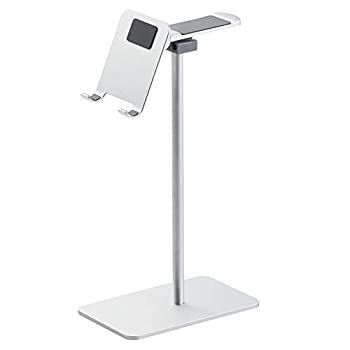 【中古-非常に良い】 エレコム ヘッドホン用スタンド 【バンド幅 55mm以下対応】スマートフォン【4.0-6.7inchサイズに対応】アルミ仕上げ シルバー P-DSCHHPALSV