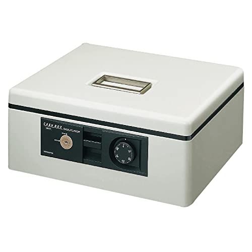 新品 コクヨ(KOKUYO) 手提げ金庫 ダイヤル付 A4 グレー CB-11M