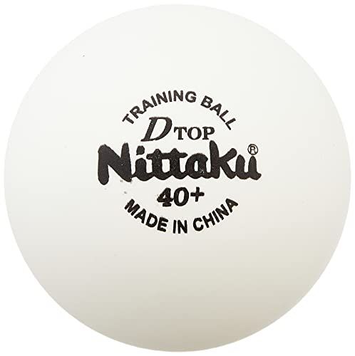 新品 ニッタク(Nittaku) 卓球用ボール Dトップ トレーニング 硬式練習球 10ダース NB-1520 40mm