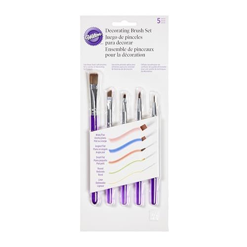 新品 WILTON(ウィルトン) デコレーションツール パープル 直径0.08×14.5cm WILTON 1907-1352 5個セット