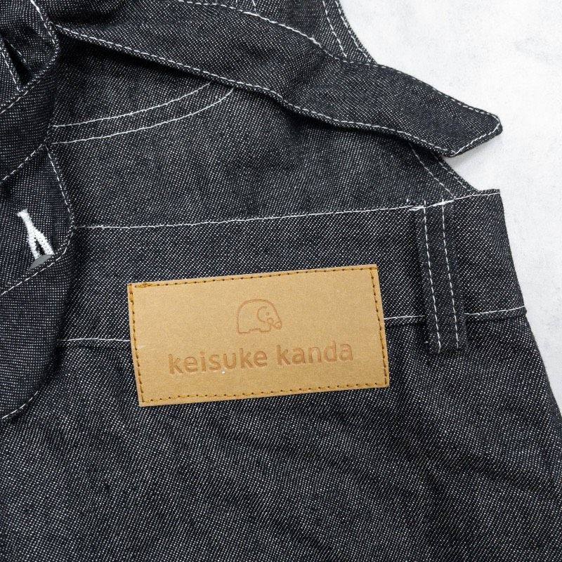 keisuke kanda ケイスケカンダ リボンまみれのサロペット デニム