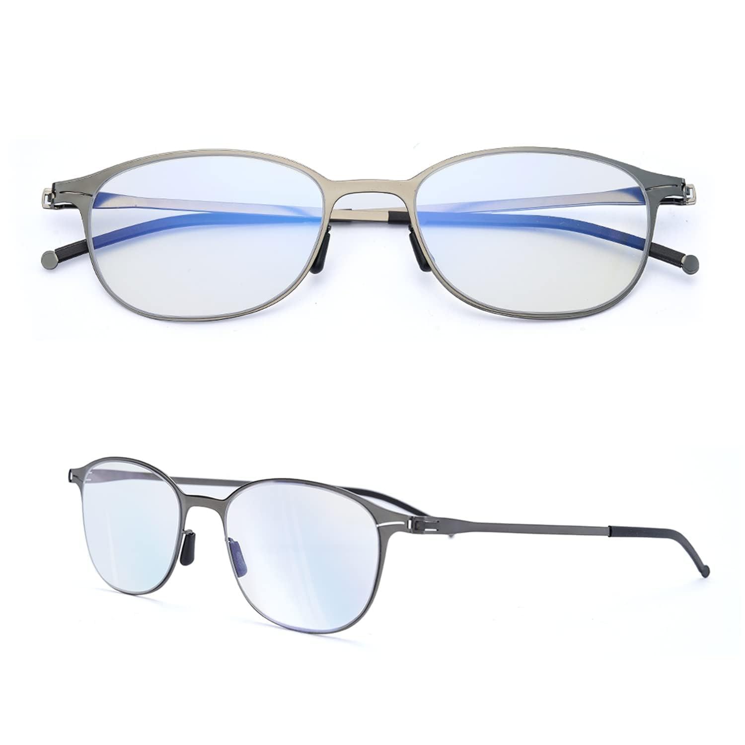 [CEETOL] 老眼鏡 おしゃれ メンズ レディース 超薄型 軽量 コンパクト ブルーライトカット 老眼鏡 オシャレ 高級 フレーム PCメガネ ユニセックス大人 ブランドメガネ（度数：3.0）