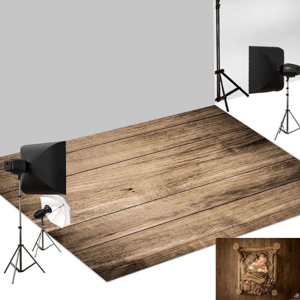 新品 Kate 1.5x1.2m 木目 ラバーマット写真用ゴム製レトロマット 床 写真撮影用 撮影道具 木の板 ラバーマット