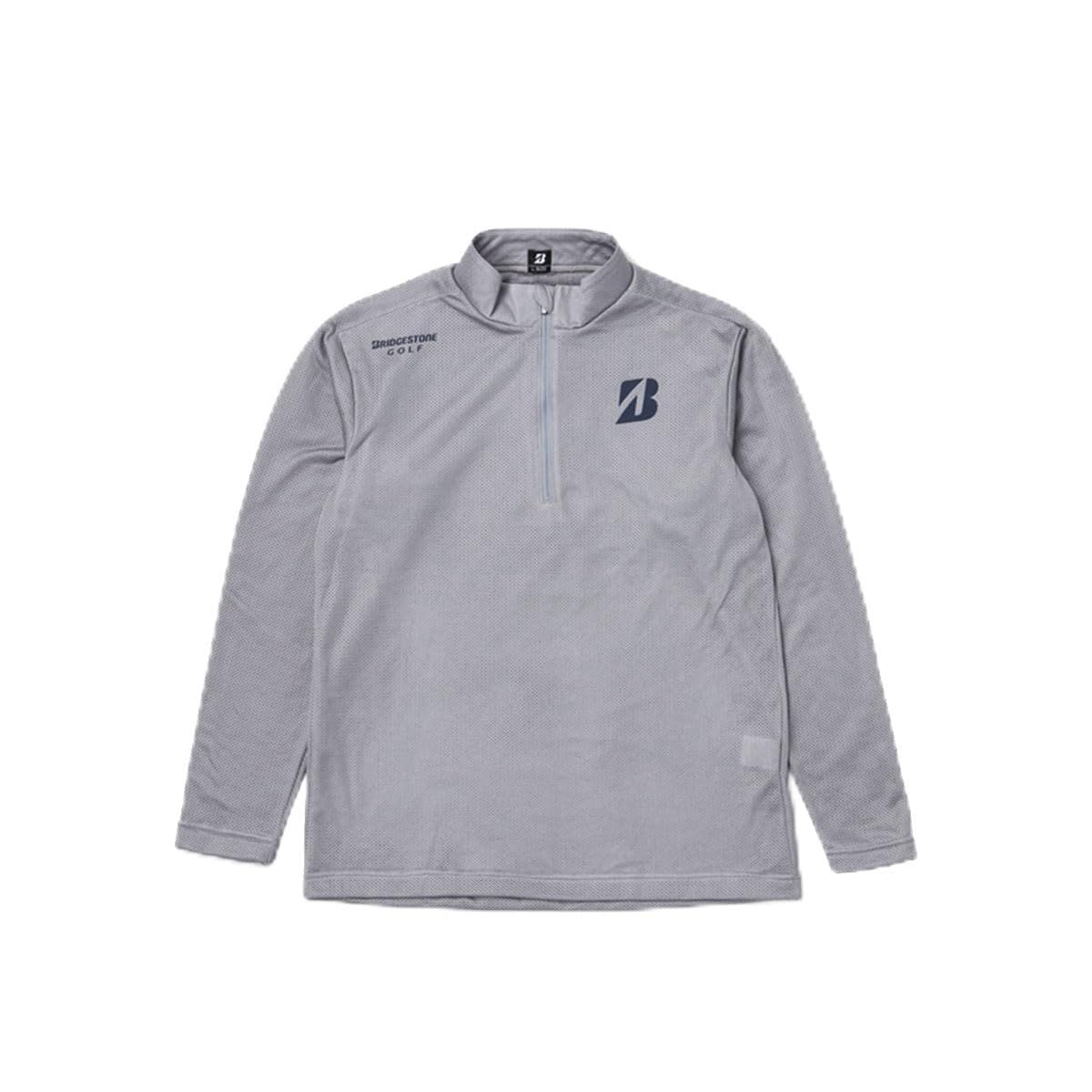 新品 [ブリヂストンゴルフ] 長袖ハーフジップシャツFGM08F