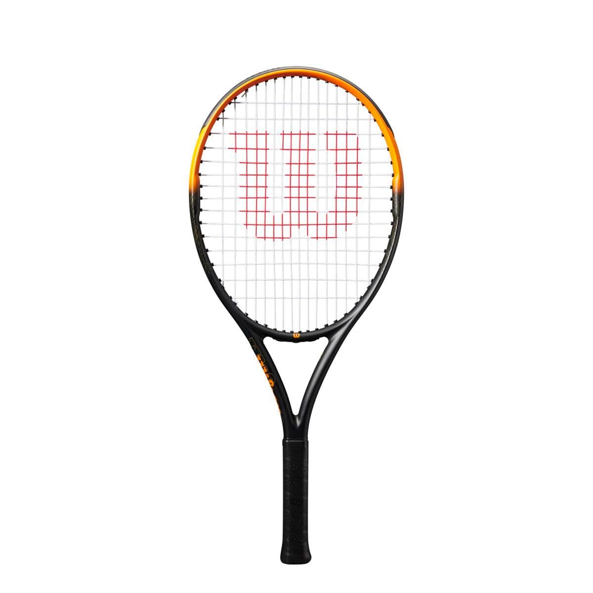 新品 Wilson(ウイルソン) 硬式 テニスラケット ジュニア [ガット張り上げ済] バーンスピン Black/Orange 25インチ WR171610U 9,724円
