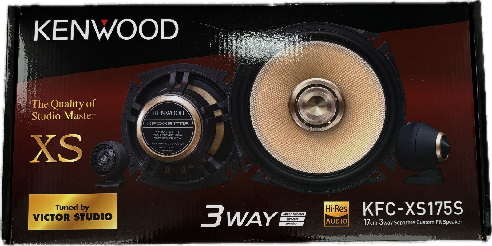 KENWOOD KFC-XS175S 3WAYスピーカー - メルカリ