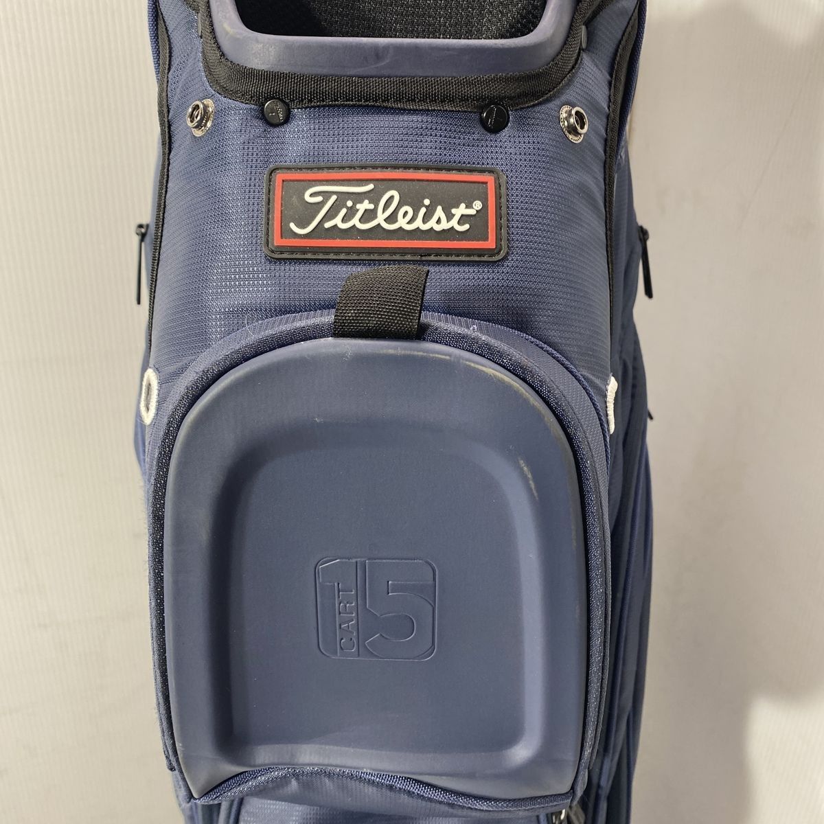  Titleist タイトリスト カート15 キャディバッグ 分割 インチ カバー付き ネイビー TB22CT8-4 BBT0106|大1996 筋トレ器具 ゴルフバッグ キャディバッグ ゴルフ