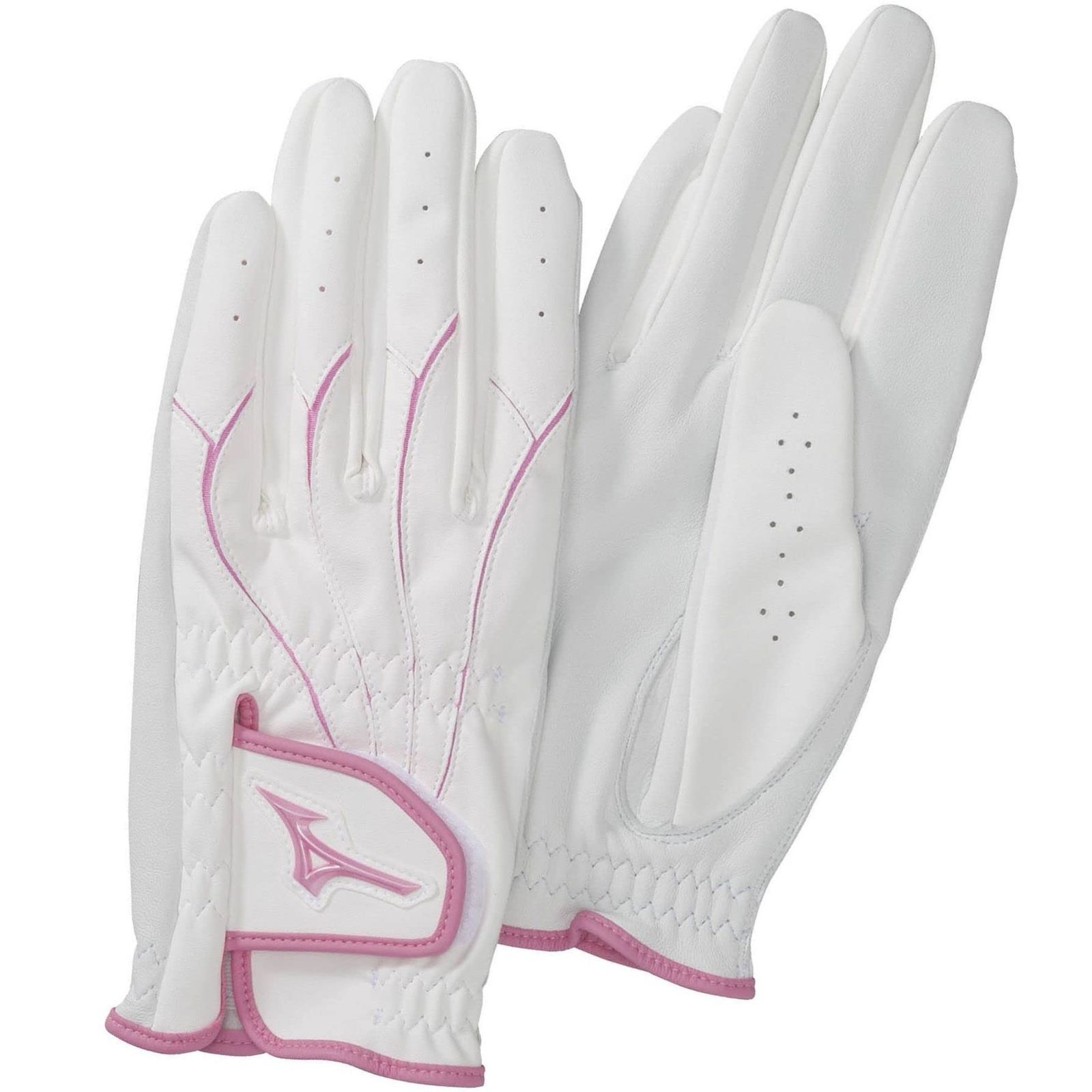 新品 MIZUNO(ミズノ) パークゴルフ 専用グローブ ゴルフタイプ(羊革) C3JGP81464 ピンク L
