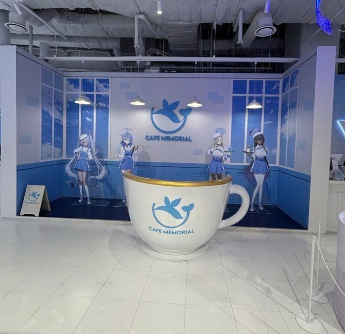 ブルーアーカイブ ブルアカ 韓国限定 メモリアルカフェ グッズ