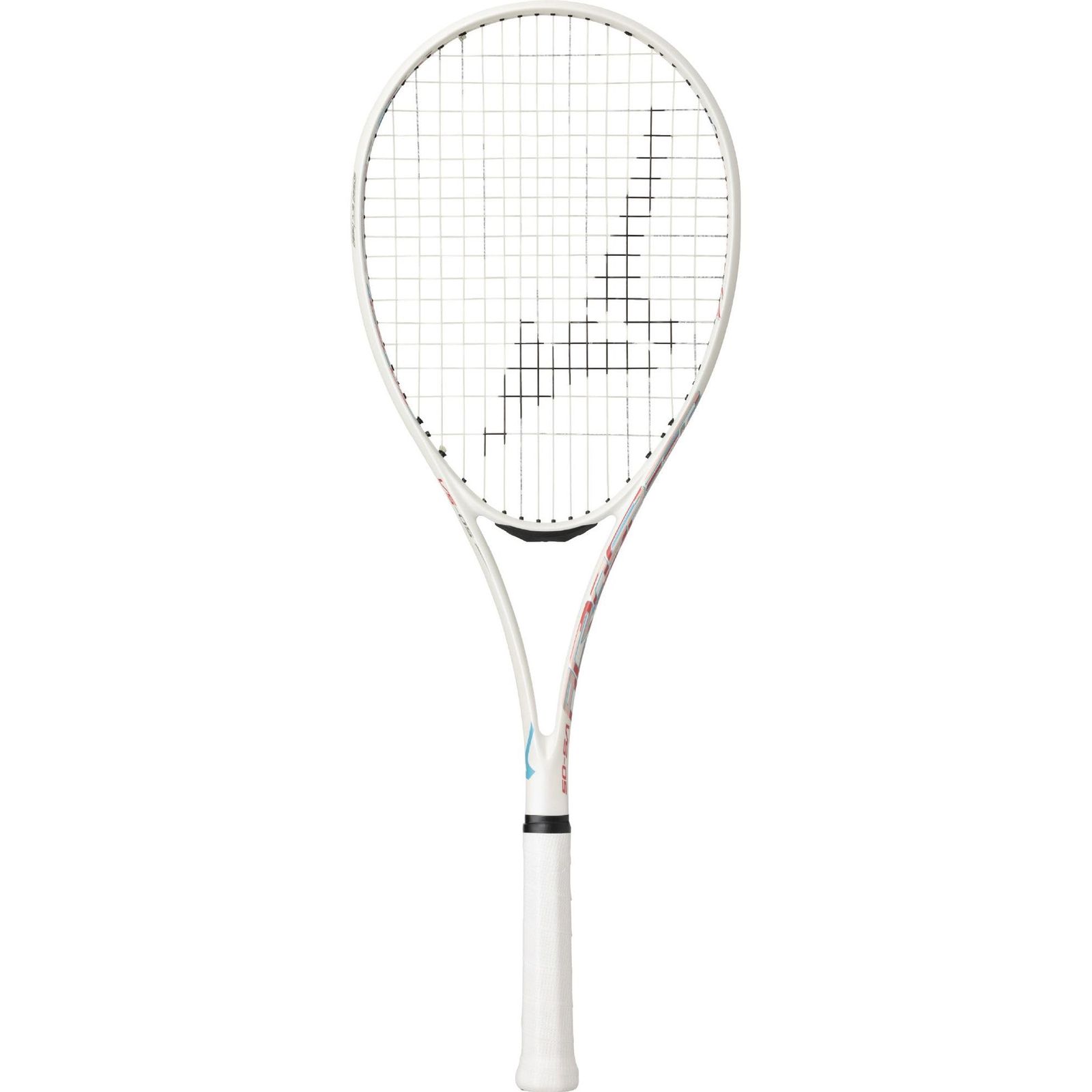 新品 MIZUNO(ミズノ) ソフトテニス ラケット アクロスピード VS-05 63JTN6A7 パールホワイト×ターコイズ