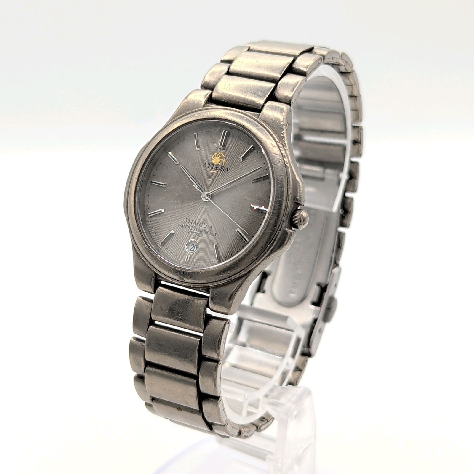 CITIZEN ATTESA 5510-F51308 Watch Quartz Ladies Silver Date 
