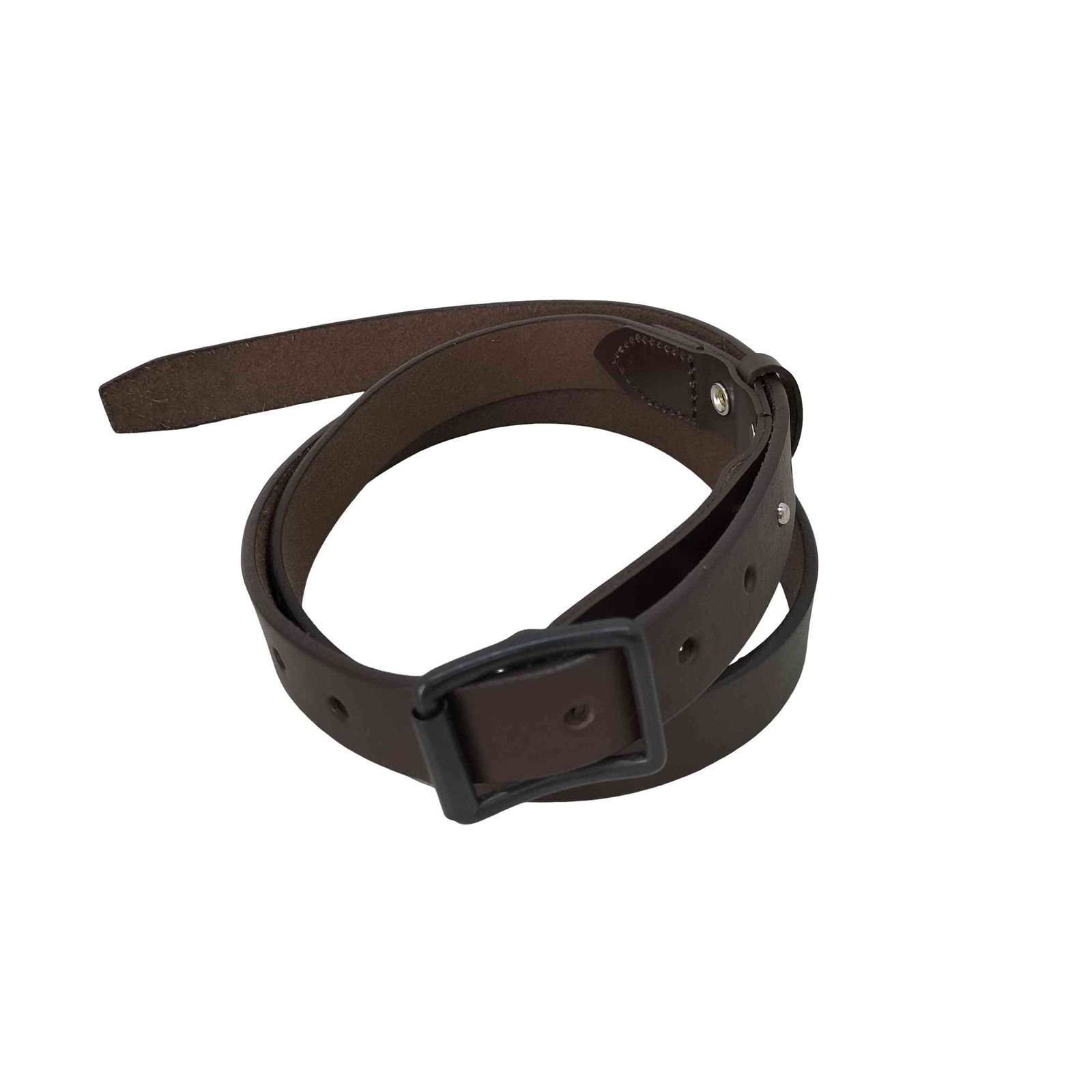 アンセルム ANCELLM BUTTON STUD LEATHER BELT ボタン スタッズ メンズ