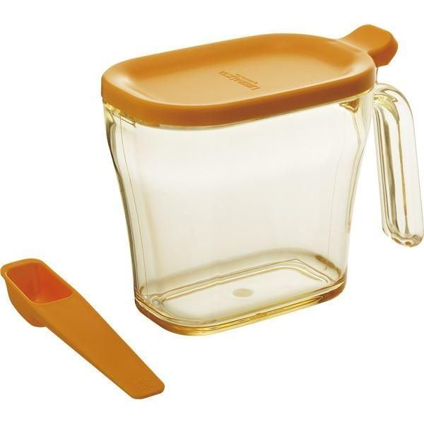 〔42セット〕 クックポット|調味料入れ 〔スリム イエロー〕 7.5×14.4×10.5cm リベラリスタ