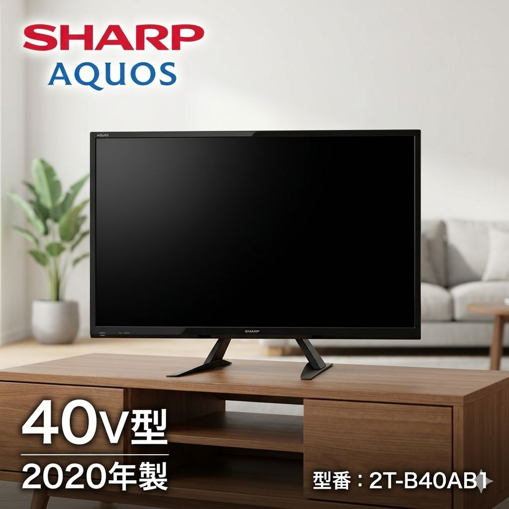 美品  SHARP AQUOS40インチお譲りします！台座に１部スレ有り SHARP AQUOS 40インチ 2020年製 純正リモコン・新品台座付 - メルカリ