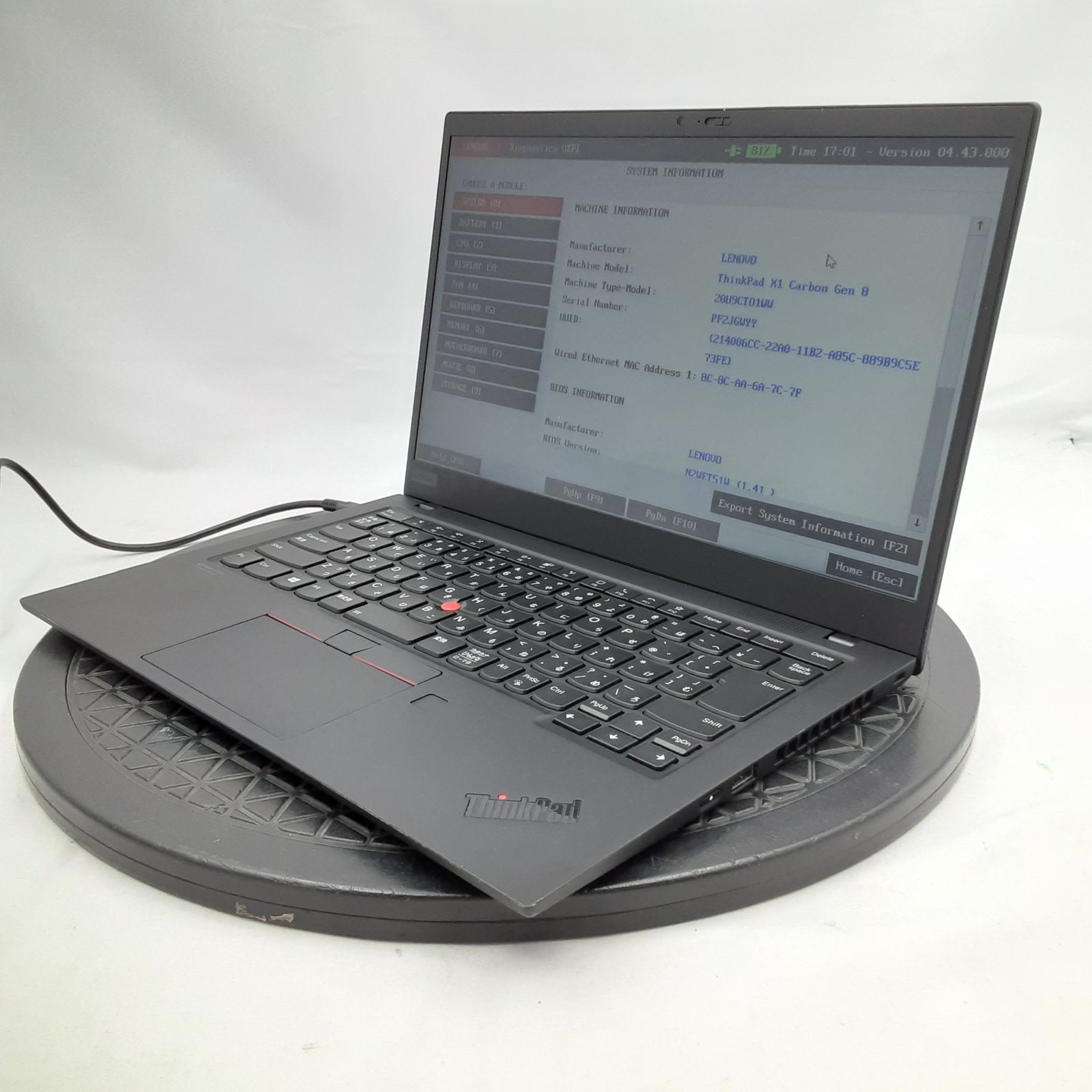 Lenovo X1 Carbon Gen 8 ジャンク Core i5 中古 - メルカリ