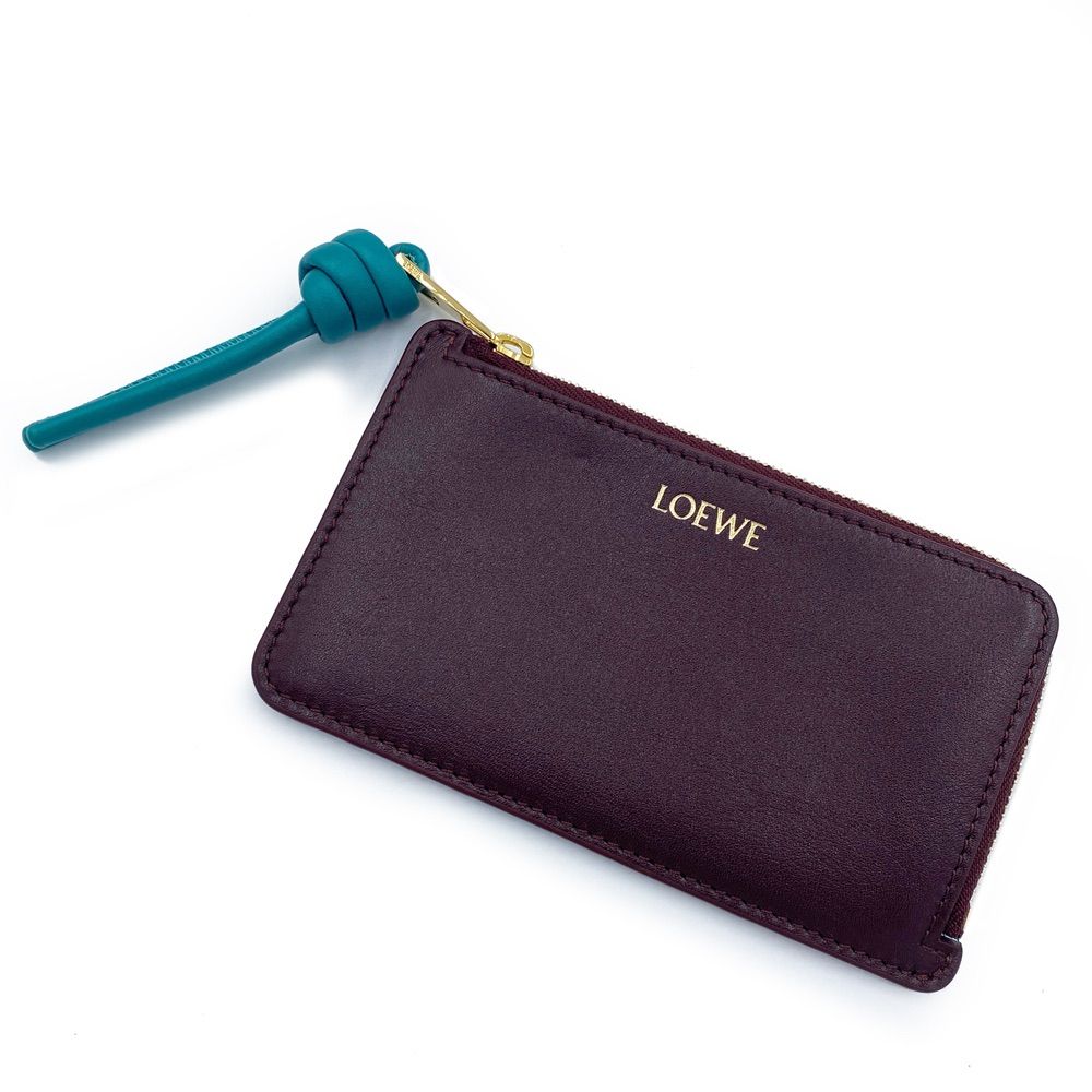 未使用・保管品】ロエベ LOEWE ノット コインカードホルダー