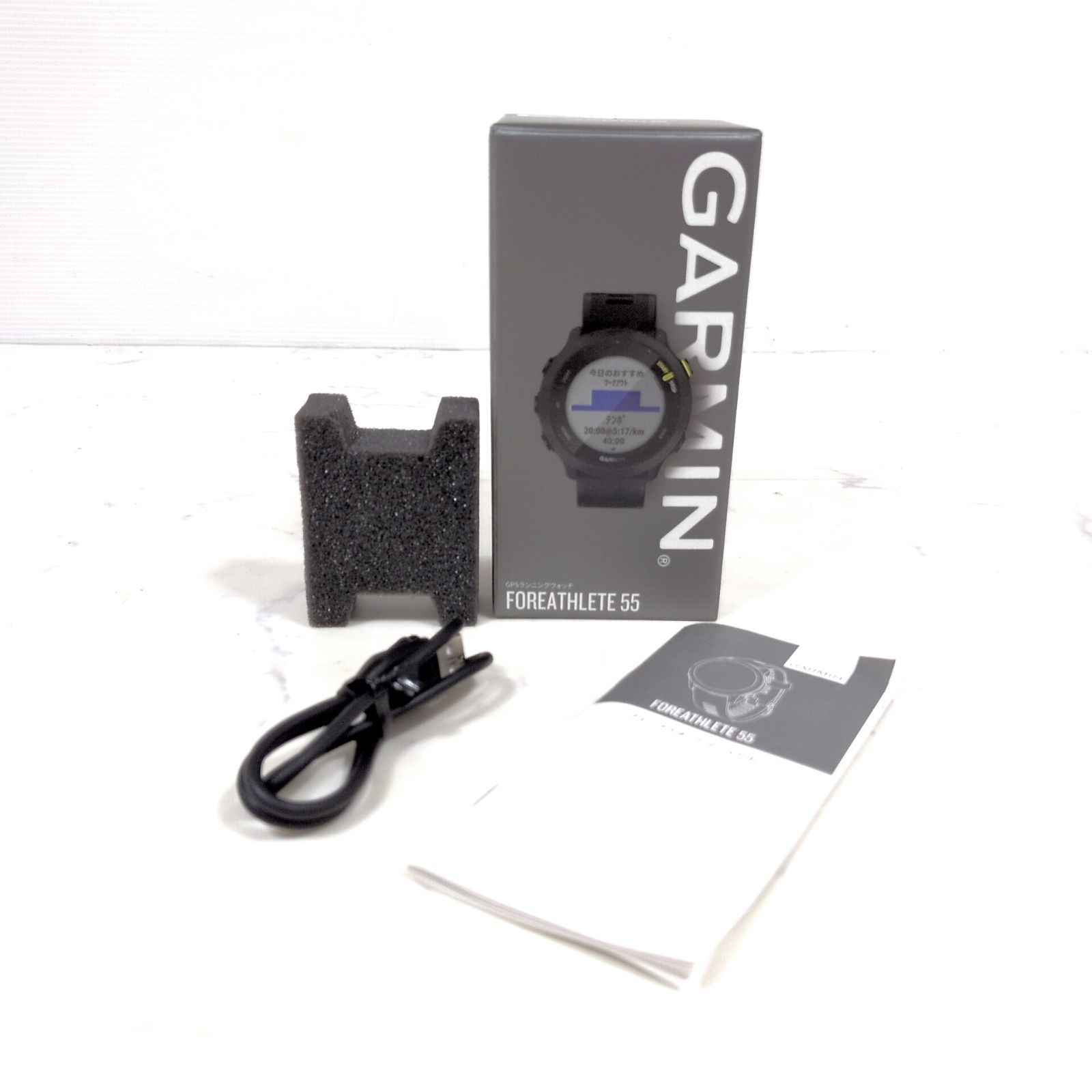 GARMIN ForeAthlete 55 GPSランニングウォッチ 中古- メルカリ