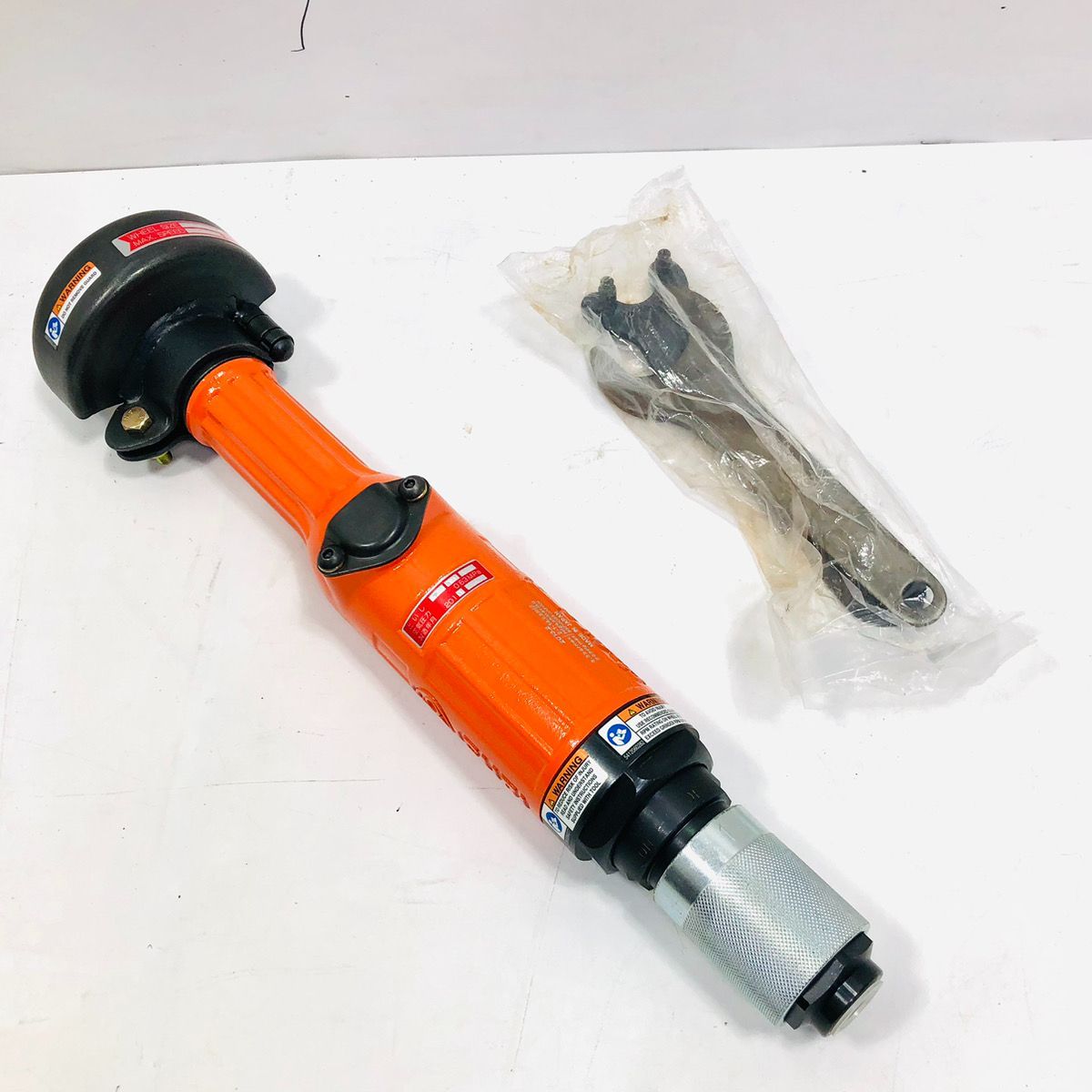 未使用品♪ 不二空機 エアストレートグラインダー FG-4HL-8 9000RPM スパナ・ピンレンチ付 フジ FUJI 空気式 研磨機