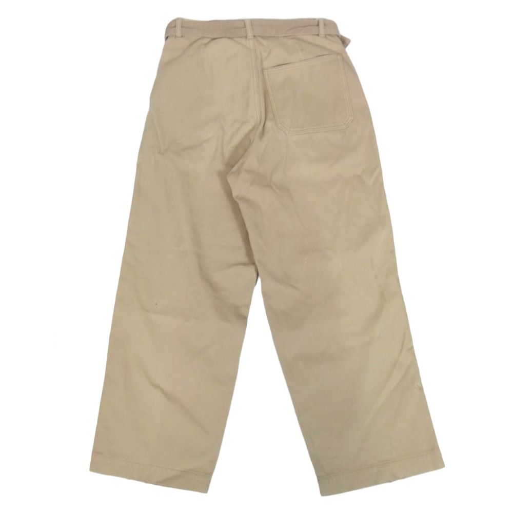 GRAPHPAPER グラフペーパー 21SS GM211-40002B Hard Twill Belted 