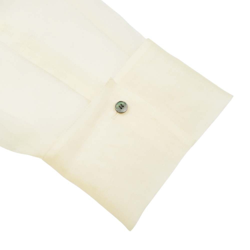 未使用 24aw MARGE マージ Silk organza tie collar shirt シルクオーガンジー タイカラ― シャツ ブラウス 長袖 FREE サンドベージュ レディース 古着 中古 USED 未使用 24aw MARGE マージ Silk organza tie collar shirt シルク