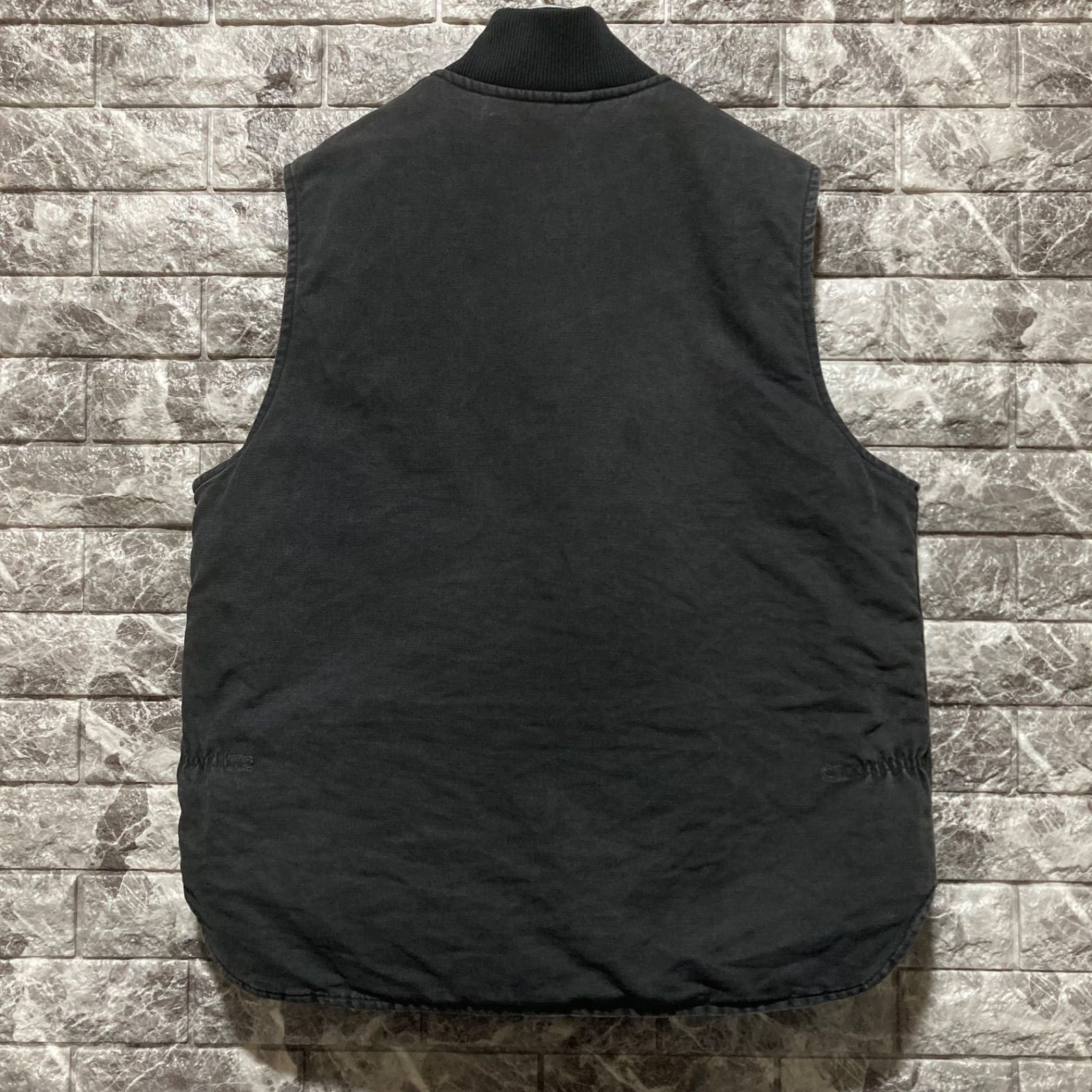 CARHARTT ダックベスト XL USA製 腰ゴム カーハート DUCK VEST ②