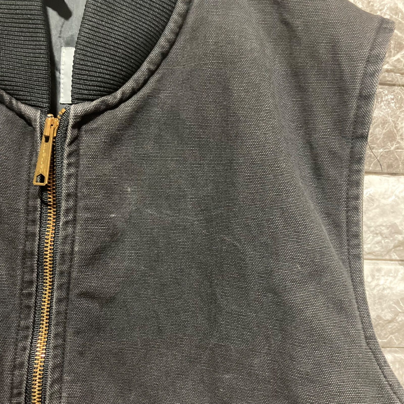 CARHARTT ダックベスト XL USA製 腰ゴム カーハート DUCK VEST ②