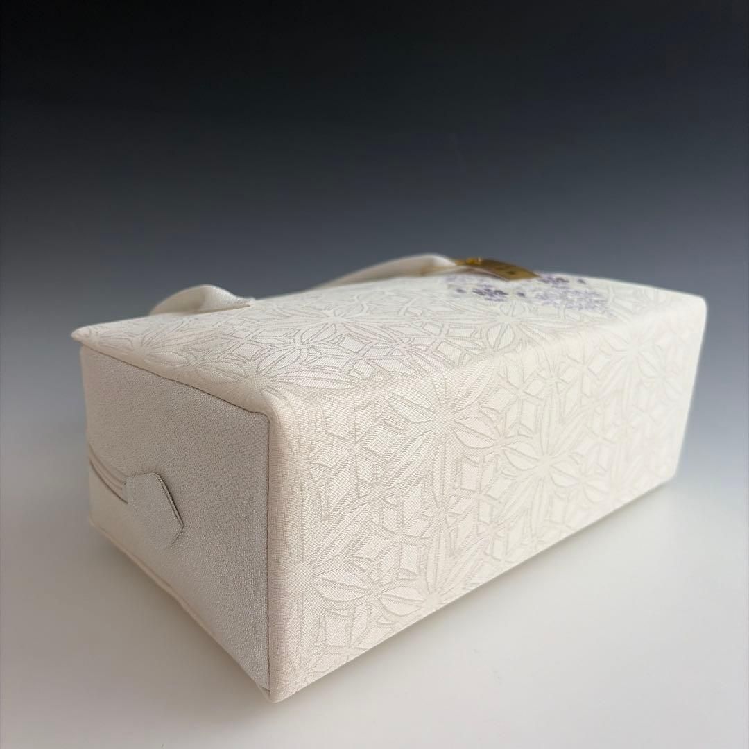 新品未使用 ！！刺繍入り！！京都 西陣 正絹 帯使用 利休バッグ26208
