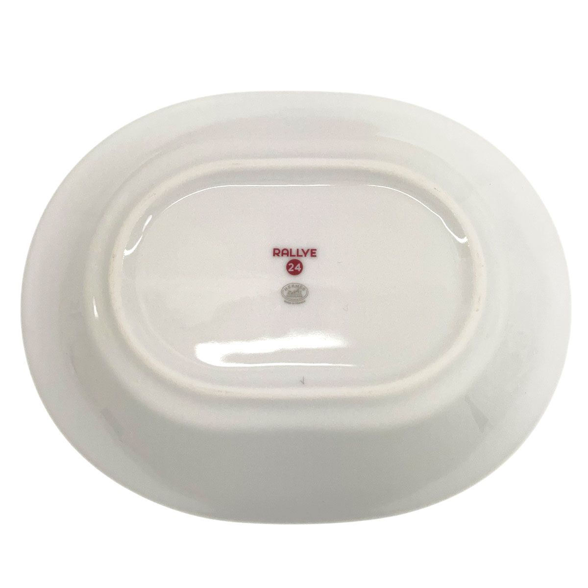 HERMES エルメス ラリー24 オーバルプレート 皿 陶器 レディース [中古