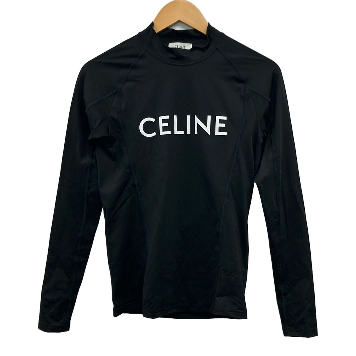 CELINE(セリーヌ) 長袖Tシャツ サイズS メンズ サーフロゴ ストレッチ 