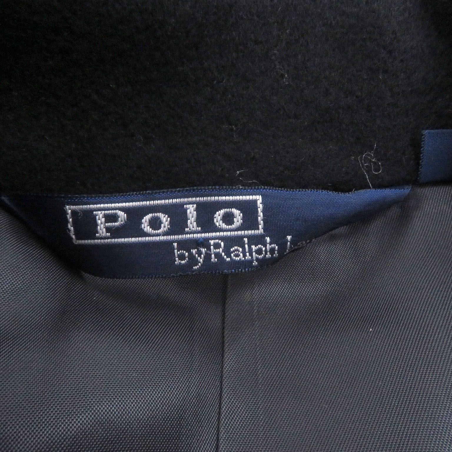 良品□POLO RALPH LAUREN ポロ・ラルフローレン 毛100％ フライ 