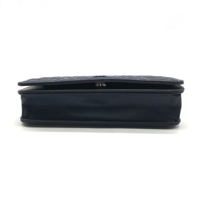 超美品 CHANEL シャネル ココマーク カメリア レザー チェーン ウォレット ショルダー バッグ 財布 ネイビー レディース ブランド r1192 超美品 CHANEL シャネル ココマーク カメリア レザー チェーン