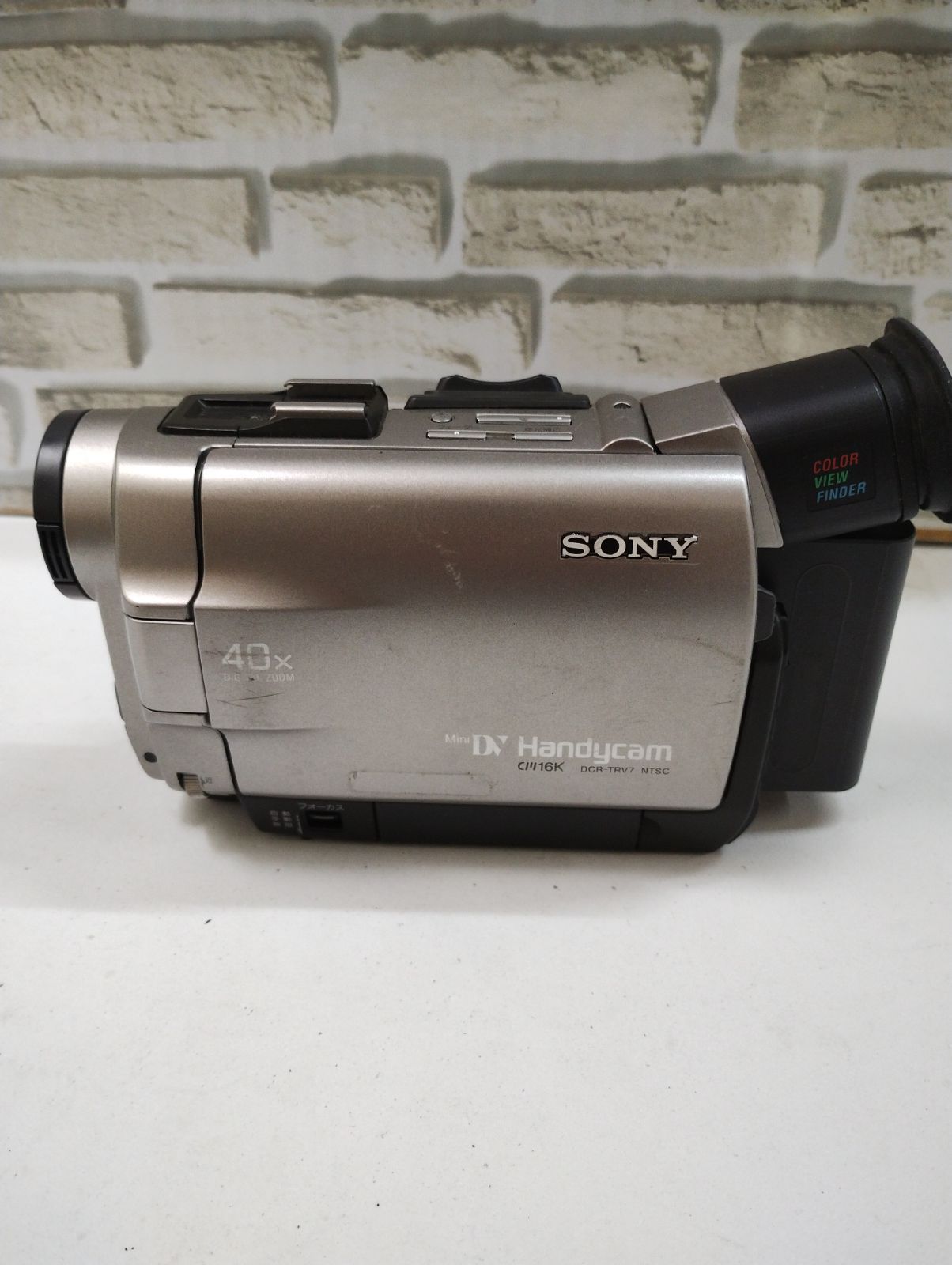 S5-12】◇中古 SONY Handycam DCR-TRV7 miniDビデオカメラ - メルカリ