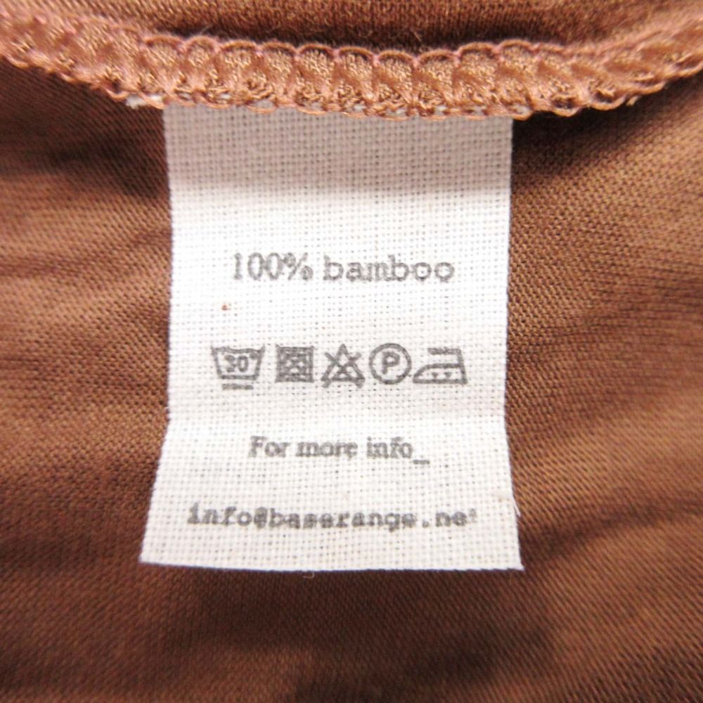 未使用 BASERANGE ベースレンジ バンブーリヨセル Tシャツ カットソー