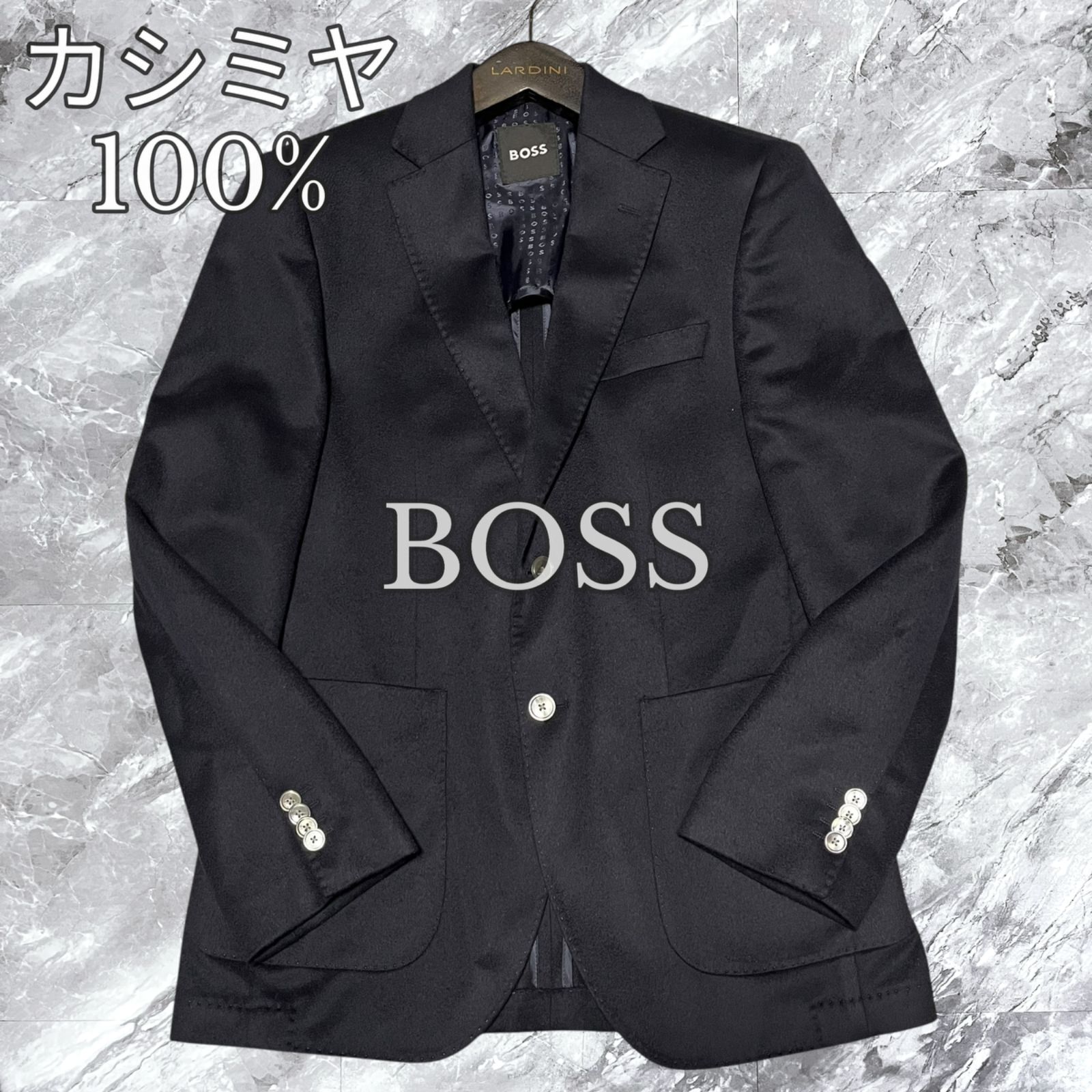 極美品HUGO BOSS ヒューゴボス テーラードジャケット 赤タグM 