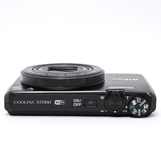 良品＞ Nikon デジタルカメラ COOLPIX S7000 ブラック S7000BK