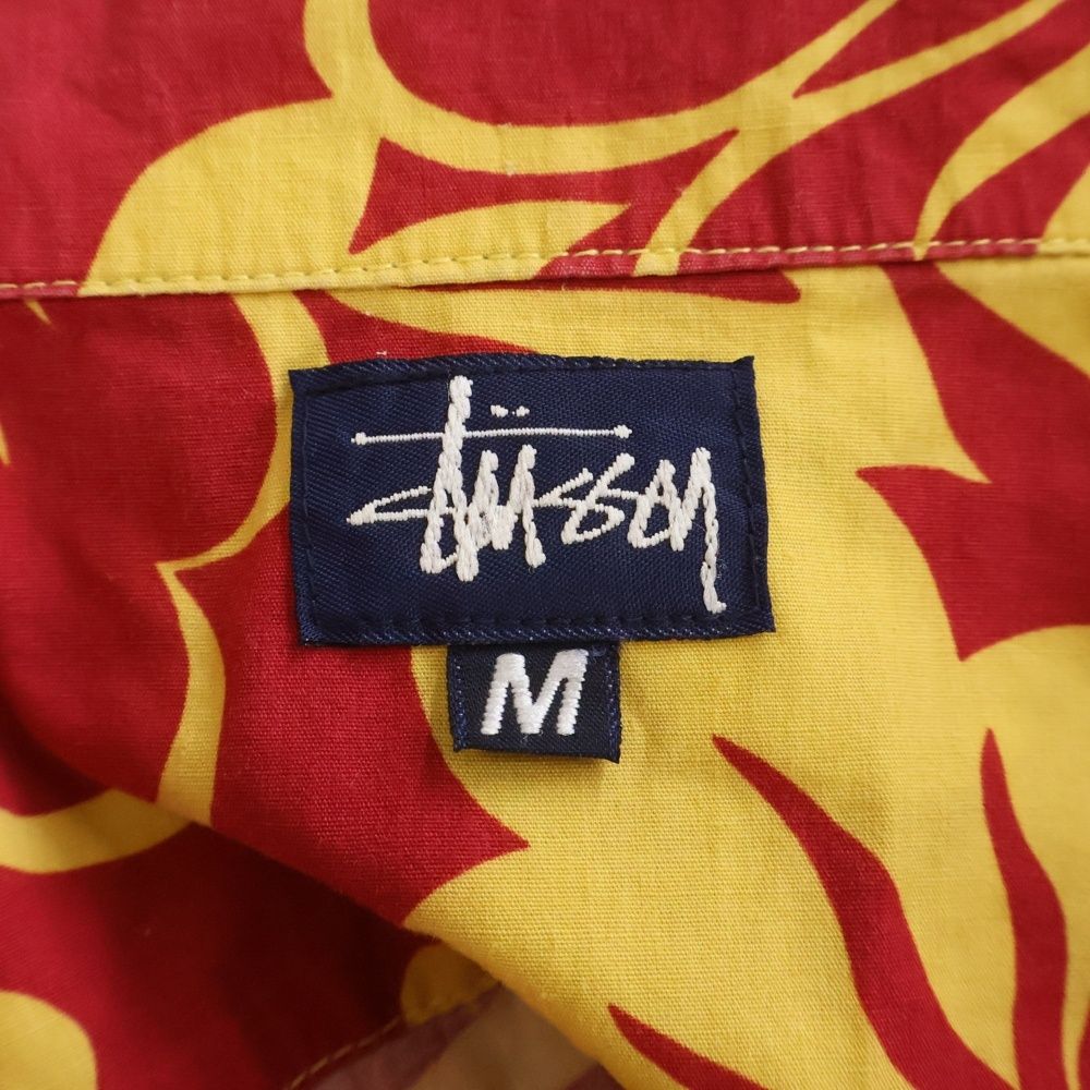 STUSSY (ステューシー) 90S VINTAGE 紺タグ ヴィンテージ 半袖アロハ 