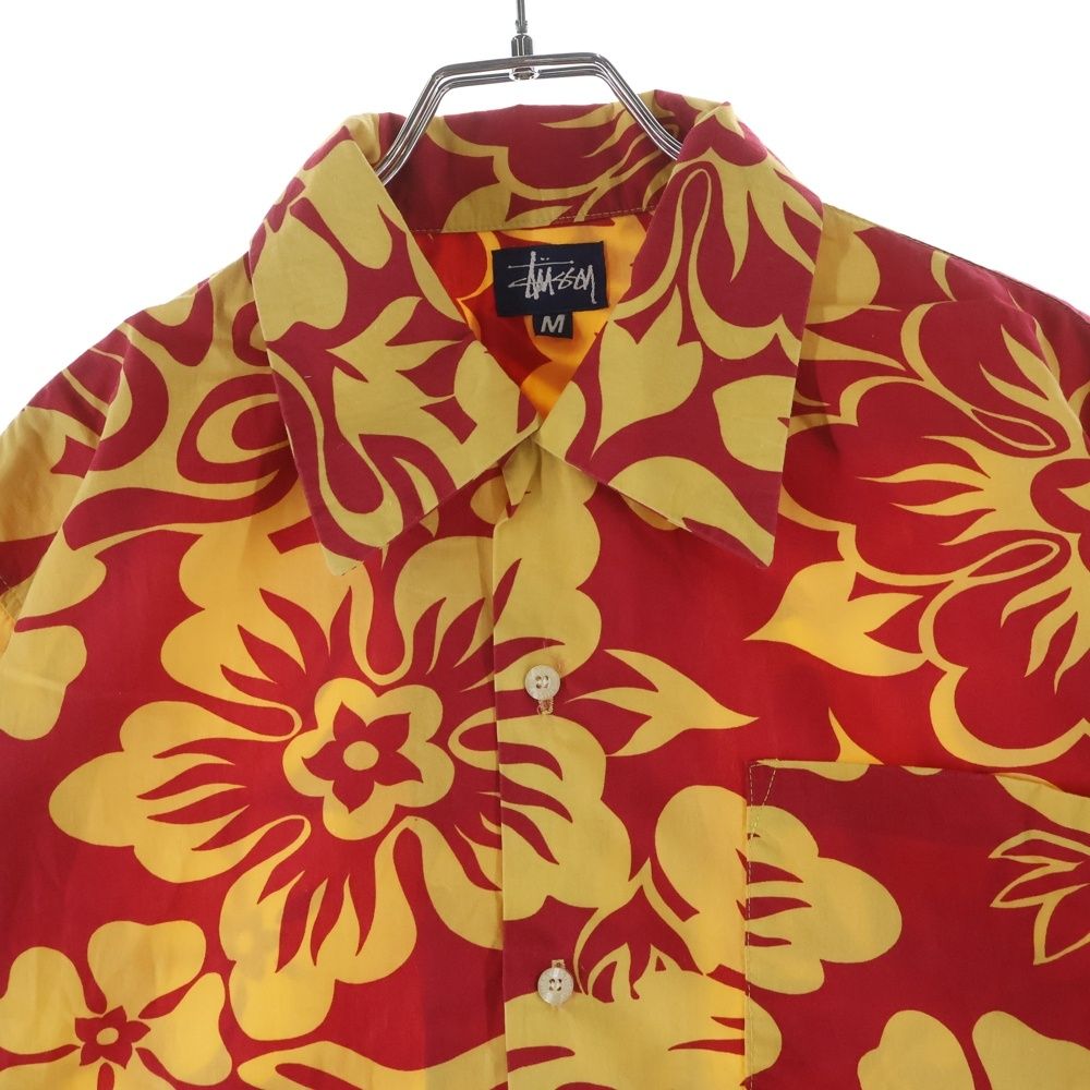 STUSSY (ステューシー) 90S VINTAGE 紺タグ ヴィンテージ 半袖アロハ 