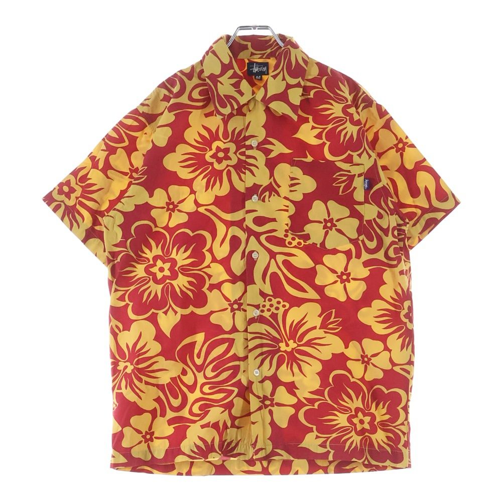 STUSSY (ステューシー) 90S VINTAGE 紺タグ ヴィンテージ 半袖アロハ 