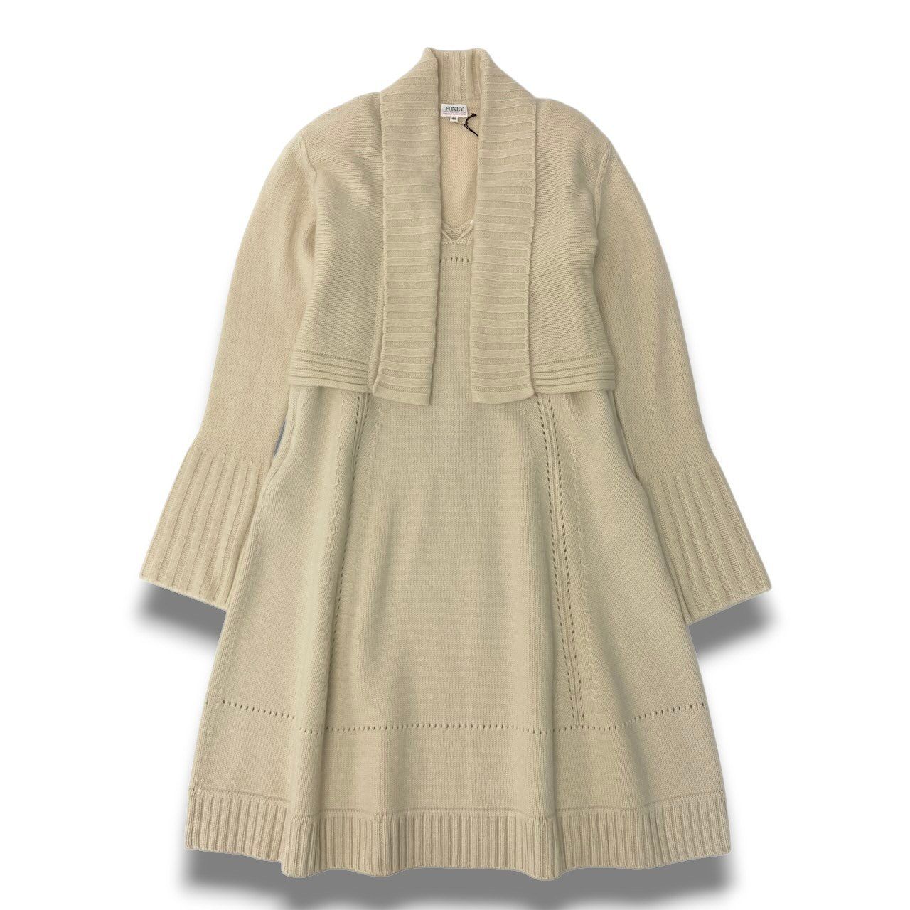 54c19 【タグ付】 FOXEY BOUTIQUE フォクシー カシミヤニット 