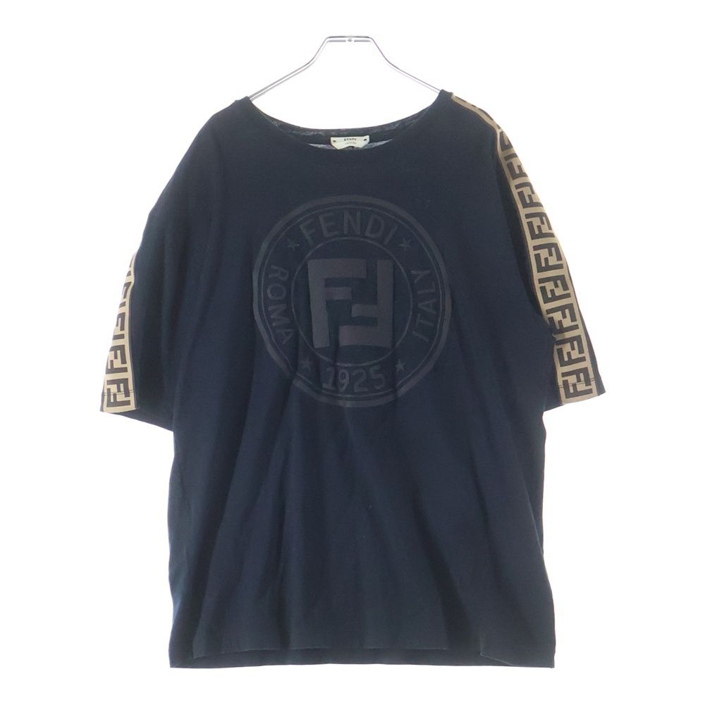 FENDI (フェンディ) バックプリント クルーネック 半袖Tシャツ FENDI (フェンディ) バックプリント クルーネック 半袖Tシャツ