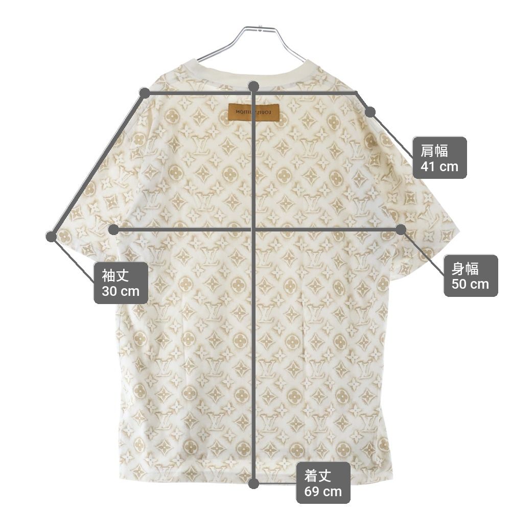 LOUIS VUITTON (ルイヴィトン) 23AW モノグラムプリント半袖Tシャツ 
