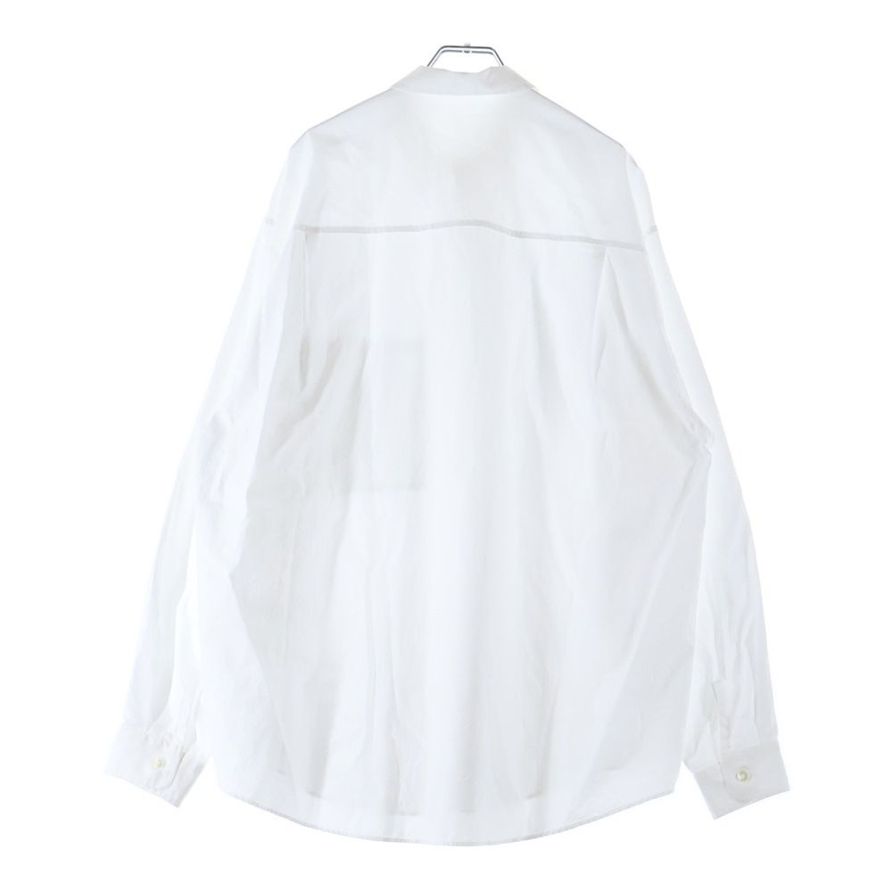 オーラリー AURALEE ビッグシャツ ウォッシュドフィンクスツイルシャツ　L AURALEE (オーラリー) WASHED FINX TWILL BIG SHIRT ウォッシュド