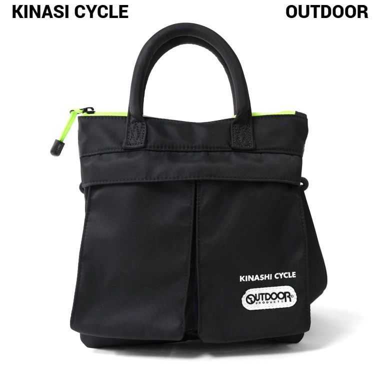OUTDOOR PRODUCTS × 木梨サイクル コラボミニヘルメットバッグ OUTDOOR PRODUCTS × 木梨サイクル コラボミニヘルメットバッグ Black