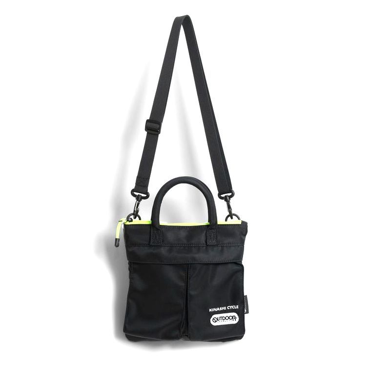 OUTDOOR PRODUCTS × 木梨サイクル コラボミニヘルメットバッグ Black