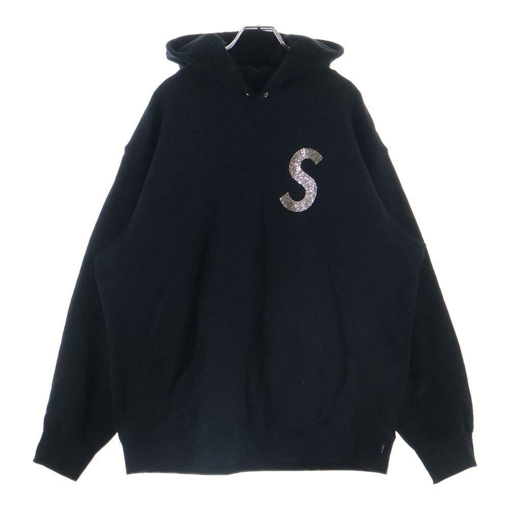 SUPREME (シュプリーム) 21SS ×Swarovski S Logo Hooded Sweatshirt 